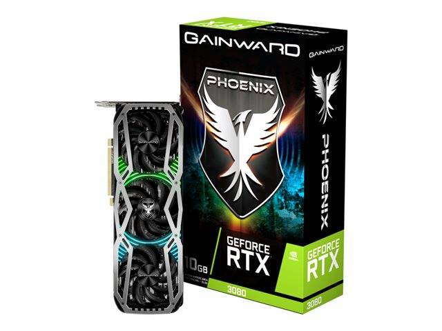 Gainward Graphic Card RTX 3080 10GB Phoenix GDDR6X Gainward Graphic Card RTX 3080 10GB Phoenix GDDR6X